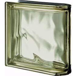 Glasblock Seves Metallic Enkelt Ändblock Siena