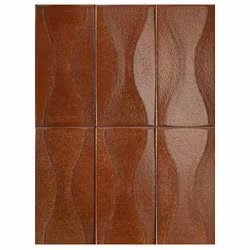 Klinker Riflessi Tabacco Ripple 12,5x25