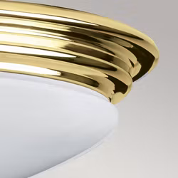 Taklampa Elstead Lighting Bovey Mässing