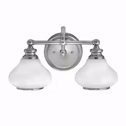 Vägglampa Elstead Lighting Frogmore Krom Två Ljuskällor