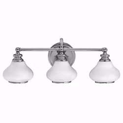 Vägglampa Elstead Lighting Frogmore Krom Tre Ljuskällor