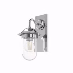 Vägglampa Burlington Guild Klart Glas