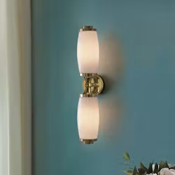 Vägglampa Elstead Lighting Orwell Mässing Två Ljuskällor