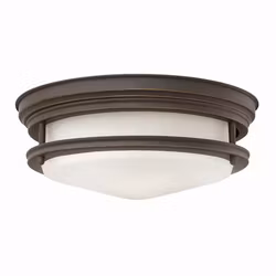 Taklampa Elstead Lighting Teign Large Brons Frostat Glas