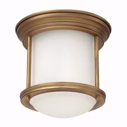 Taklampa Elstead Lighting Teign Mini Mässing Frostat Glas