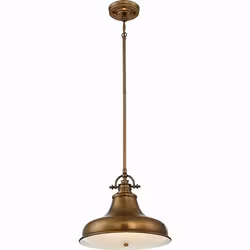 Taklampa Elstead Lighting Emery Mässing