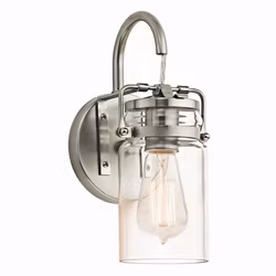 Vägglampa Elstead Lighting Brinley Nickel