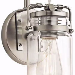 Vägglampa Elstead Lighting Brinley Nickel
