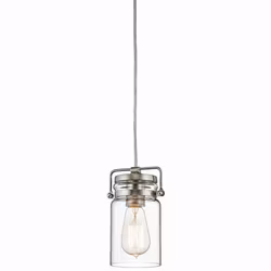 Taklampa Elstead Lighting Brinley Nickel