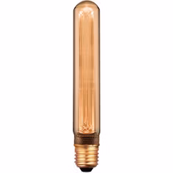 LED-Lampa Gelia E27 Deco Tub T30 Amber 2W