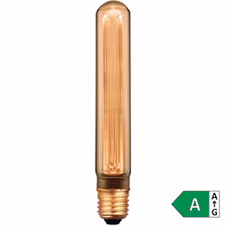 LED-Lampa Gelia E27 Deco Tub T30 Amber 2W