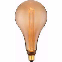 LED-Lampa Gelia E27 Deco Droppe S165 Amber 2,8W