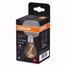 LED-Lampa Osram Vintage 1906 E27 A60 Deco Normal CL A