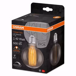 LED-Lampa Osram Vintage 1906 Deco Glob 95 E27 Dimbar