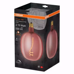 LED-Lampa Osram Deco Ballon Rosa E27 Vintage 1906 Dimbar