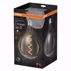 LED-Lampa Osram Deco ET165 E27 Vintage 1906 Dimbar