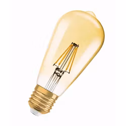 LED-Lampa Osram E27 824 Edison Guld Vintage 1906 Dimbar