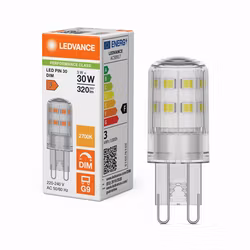 LED-Lampa Ledvance PIN 30 G9 Klar 827 3W 320lm Dimbar