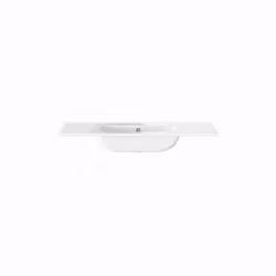 Tvättställ Tiger T-Line Oval Integrerat 101 cm