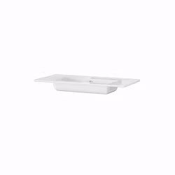 Tvättställ Tiger T-Line Quadro Integrerat 101 cm