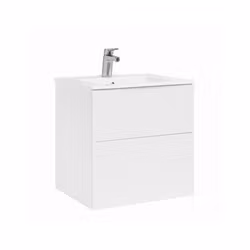 Tvättställsskåp Alterna Isella Aqua 50 Vit Matt med Tvättställ