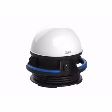 Arbetsbelysning LED, Globlampa 50 W, två uttag, Gelia