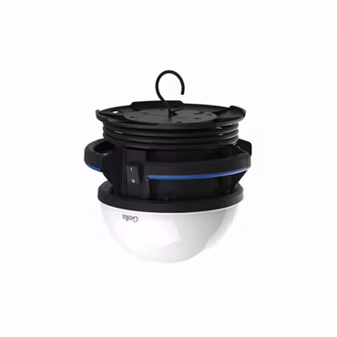 Arbetsbelysning LED, Globlampa 50 W, två uttag, Gelia