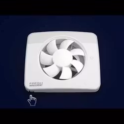 Badrumsfläkt Fresh Intellivent P Svart