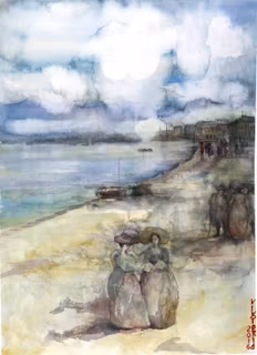 Strandpromenad | 57 x 76 cm