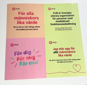 Klistermärke x 4