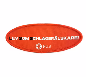 LSS - Lev Som Schlagerälskare tygmärke
