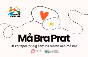 Må Bra Prat - Ett kortspel för dig som vill mötas och må bra!  Max 20 st per beställning.