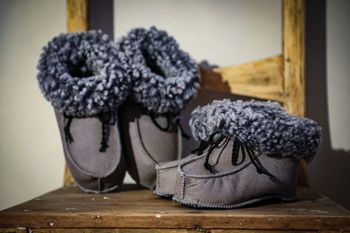 Fårskinnstossor/tofflor
