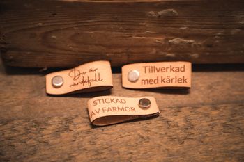 Etikett med skruvnit 5st, avlång