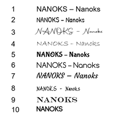 Varvräknare med ingraverad text