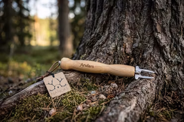 Teleskopisk grillpinne med personlig gravyr