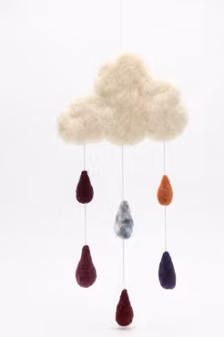 Tovad mobil i svensk ull