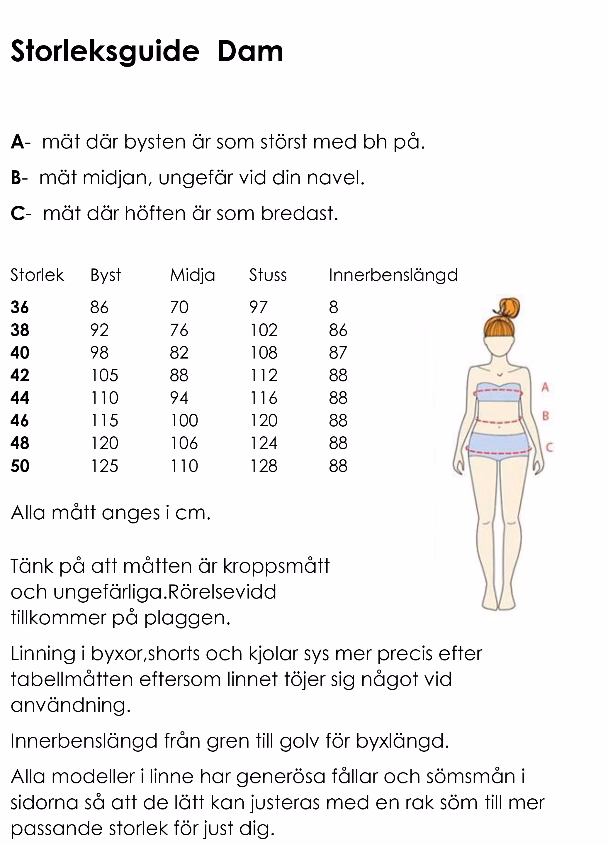Klänning  Görel i cert linne. Sys i Sverige.