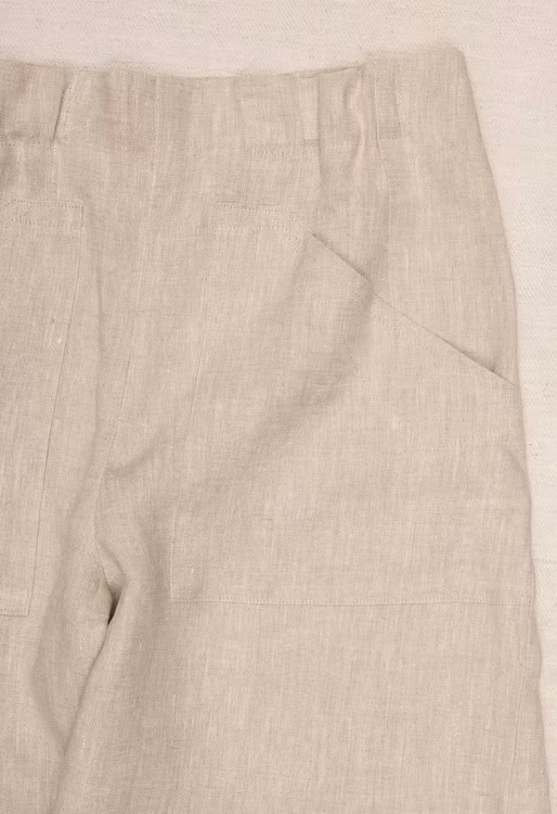 Culotte byxa i cert linne. Sys i Sverige.