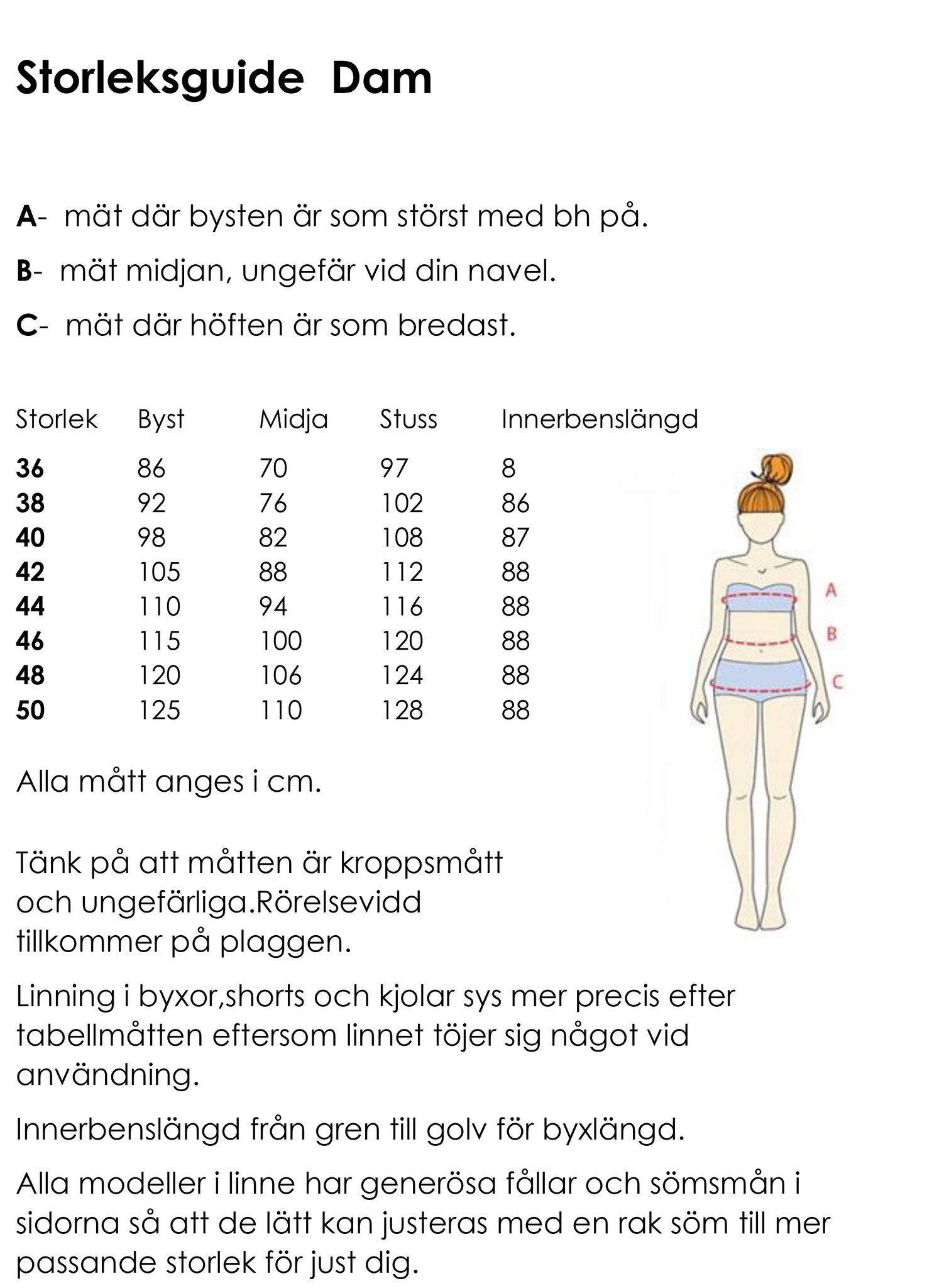 Blus Pia i certifierat linne. Sydd i Sverige.