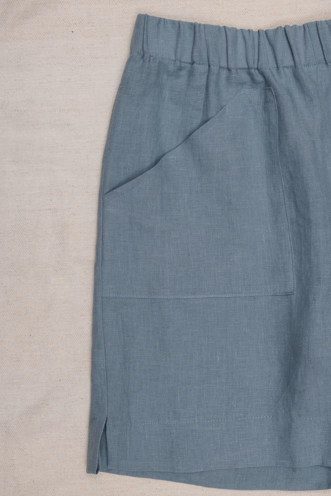 Shorts Kajsa i certifierat linne. Sys i Sverige.