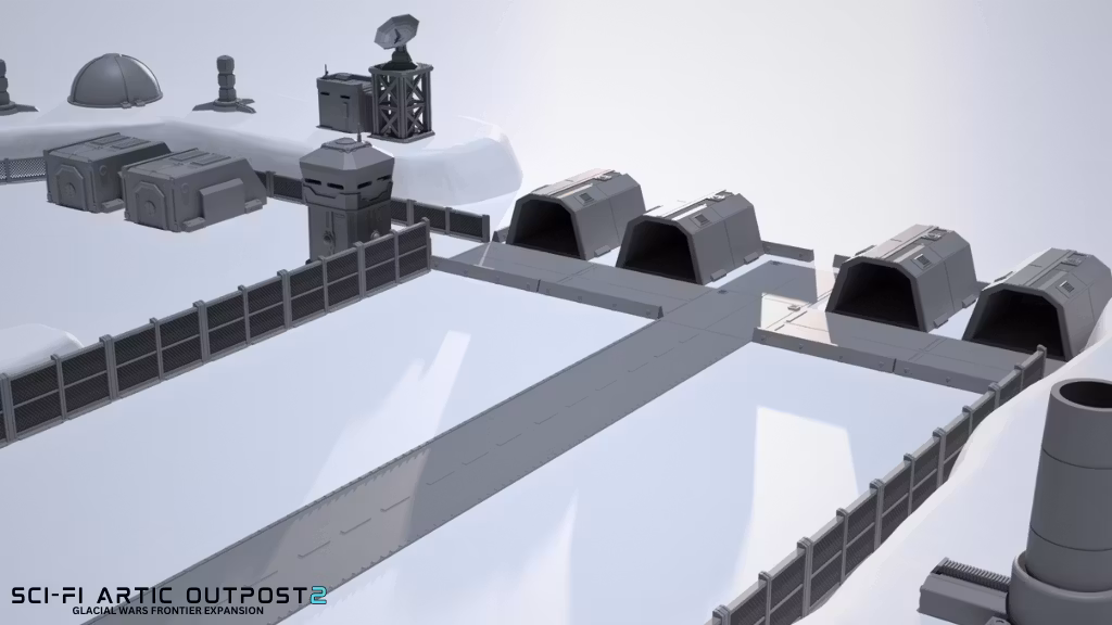 Sci-Fi Artic Outpost 2  - Frosthold Bunker