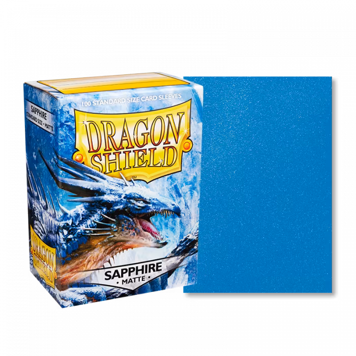 Dragon Shield - Standard Sleeves Matte (100 Sleeves) Sapphire