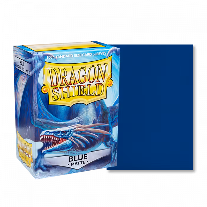 Dragon Shield - Standard Sleeves Matte (100 Sleeves) Blue