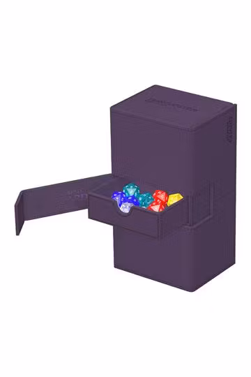 Ultimate Guard Twin Flip`n`Tray 200+ XenoSkin Monocolor Purple