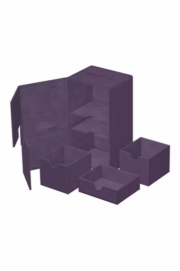 Ultimate Guard Twin Flip`n`Tray 200+ XenoSkin Monocolor Purple