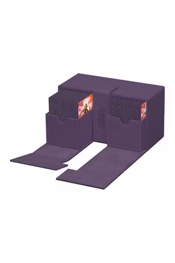 Ultimate Guard Twin Flip`n`Tray 200+ XenoSkin Monocolor Purple