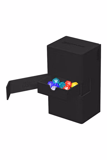 Ultimate Guard Twin Flip`n`Tray 200+ XenoSkin Monocolor Black
