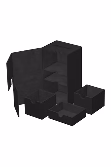 Ultimate Guard Twin Flip`n`Tray 200+ XenoSkin Monocolor Black