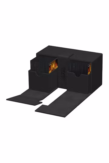 Ultimate Guard Twin Flip`n`Tray 200+ XenoSkin Monocolor Black